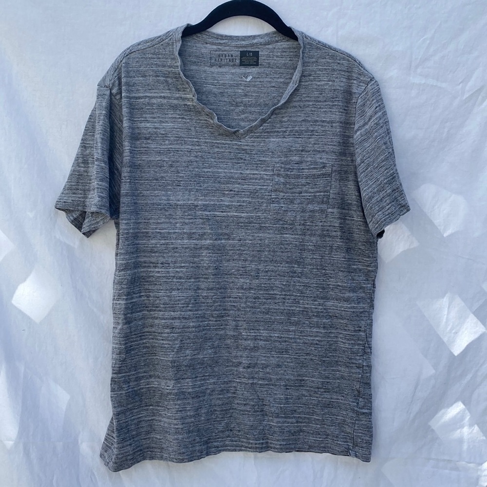 Urban Heritage Marled V-neck Shirt Top